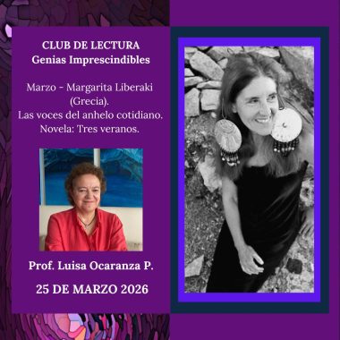 CLUB DE LECTURA: Genias Imprescindibles. Marzo - Margarita Liberaki