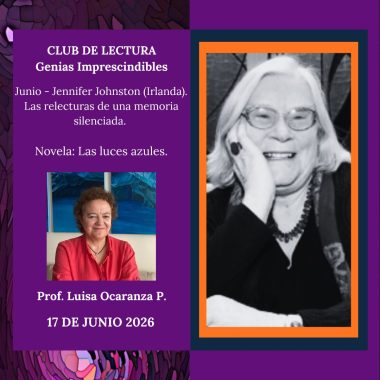 CLUB DE LECTURA: Genias Imprescindibles. Junio - Jennifer Johnston