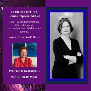 CLUB DE LECTURA: Genias Imprescindibles. Julio - Radka Denemarková